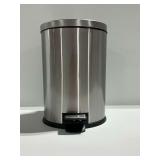 Stainless Steel Step Trash Can with Removable Inner Bucket