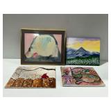 (4) Original Paintings