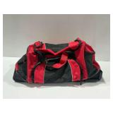 Red and Black Rolling Duffel Bag