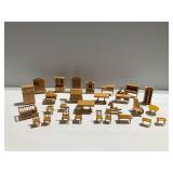 Wooden Dollhouse Furniture