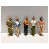 (5) Hasbro GI Joe Action Figures with Clothing and Tags