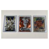 (3) Alex Rodriguez Baseball Cards Including Fleer Patchworks, Donruss Epix and Donruss Diamond Kings