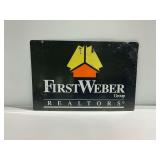 First Weber Group Realtors Double Sided Metal Sign