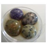 (4) Polished Dendritic Agate Cabochons....19.75