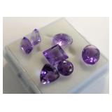 Faceted Amethyst Gemstones....5.30 carats