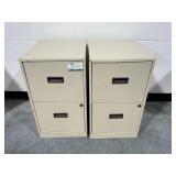 (2) Metal File Cabinets
