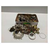 Costume Jewelry with Necklaces, Bracelets, Earrings and Pins