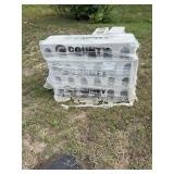 Concrete Blocks on Wooden Pallet