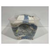 Assortment of Blue and White Linens