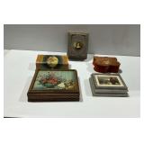 (5) Decorative Vintage Keepsake Boxes ... see photos and description