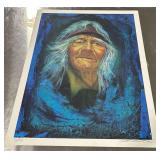William Verdult Signed Limited Edition Native American Portrait Print