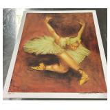 Dying Swan Ballerina Numbered Print by William Verdult