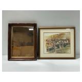 Harry and Della Burpee Art Museum Print and Wooden Frame