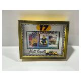 Matt Kenseth #17 2003 Champion Shadowbox Display with Diecast Car and Cards