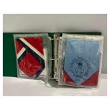 Boy Scouts of America Neckerchief and Patch Archive in Binder