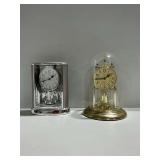 Elgin and Rhythm Quartz Desktop Clocks