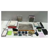 Multi Piece Group of Desk/Office Supplies and Adult Coloring Books