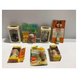 Vintage Toys with Doll Ornaments and Action Figures