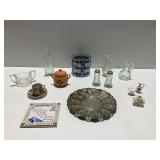 Mixed Kitchenware and Glassware Lot with Nashville Souvenir Tile