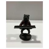 Vintage SPI Bulldog Cast Iron Butler Pen/Pencil Holder
