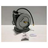 Klutch 25 ft. Combo Hose and Cord Reel... new but has damage on air hose connector/see photos