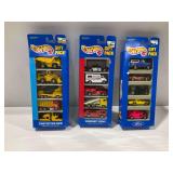 (3) Hot Wheels Gift Pack Die Cast Toy Vehicle Sets