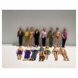 Assortment of Fashion Dolls and Action Figures