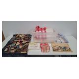 Vintage Crazy Quilt with Other Linens