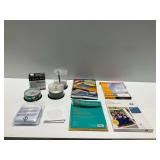 Office Supplies and Media Lot with Labels and HP Photo Paper