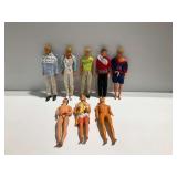 (8) Ken Dolls with Various Clothing and Accessories