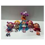 (6) Lalaloopsy Dolls ... Various Outfits and Hair Styles