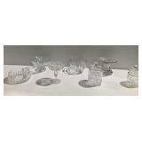 Various Vintage Glass Tableware