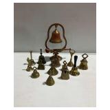 Brass Bells with Stand and Striker