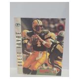 Brett Favre Packers Promotional Poster with Career Statistics