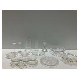 Clear Glass Tableware and Decor