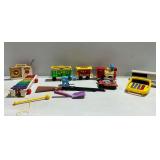 Mixed Toy Lot with Fisher Price Circus Train and Educational Toys