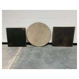 (3) Folding Card Tables