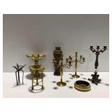 Metal Decor and Candelabras