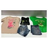 (3) Shirts and (2) Pairs of Jeans... Size Small to XL