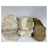 Vintage White, Beige, and Ivory Color Fabric and Lace Garments