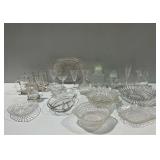 Clear Glass Tableware and Serving Dishes