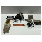 Skilsaw 7.25 in. Circular Saw and Power Drill and Accessories ... both work
