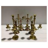 Brass Candlesticks and Candelabras