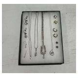 Costume Jewelry with Necklaces and Earrings