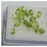 Faceted Loose Peridot Stones....5.00 carats