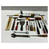 Assortment of Hand Tools and Hardware