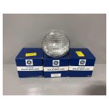 (3) GE All Glass Sealed Beam Lamps 4V499 300 W PAR56 Mogul End Prong