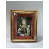 Print of Original 1569 Tudor Portrait Titled 'A Young Lady Aged 21'
