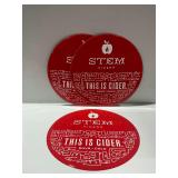 (3) Stem Ciders Metal Signs