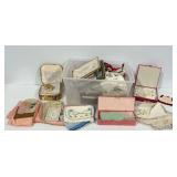 Embroidered Handkerchiefs, Other Vintage Textiles, and Doll Shoes